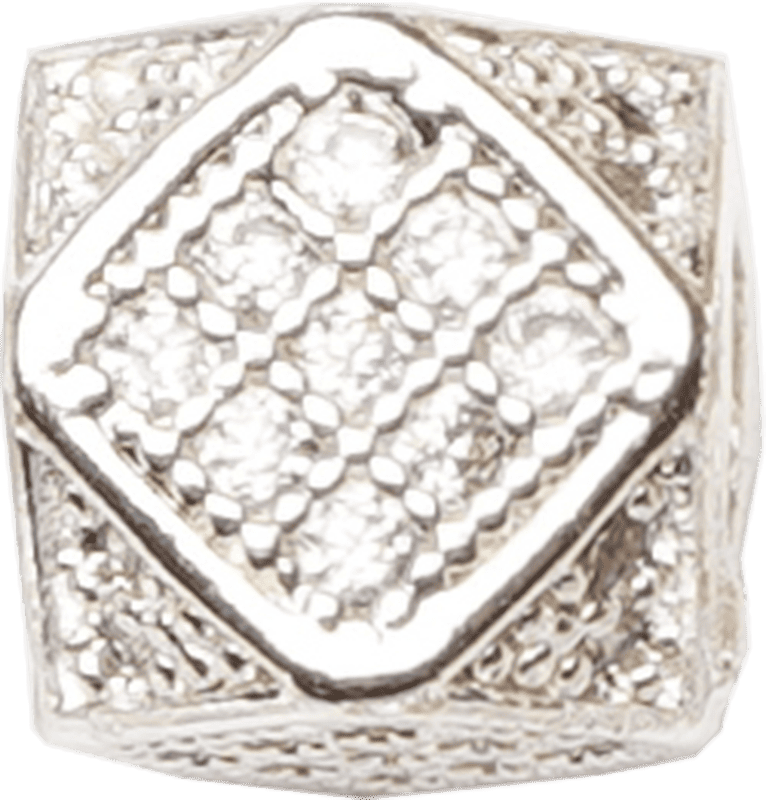 Diamond Cube Spacer Bead bead 7mm