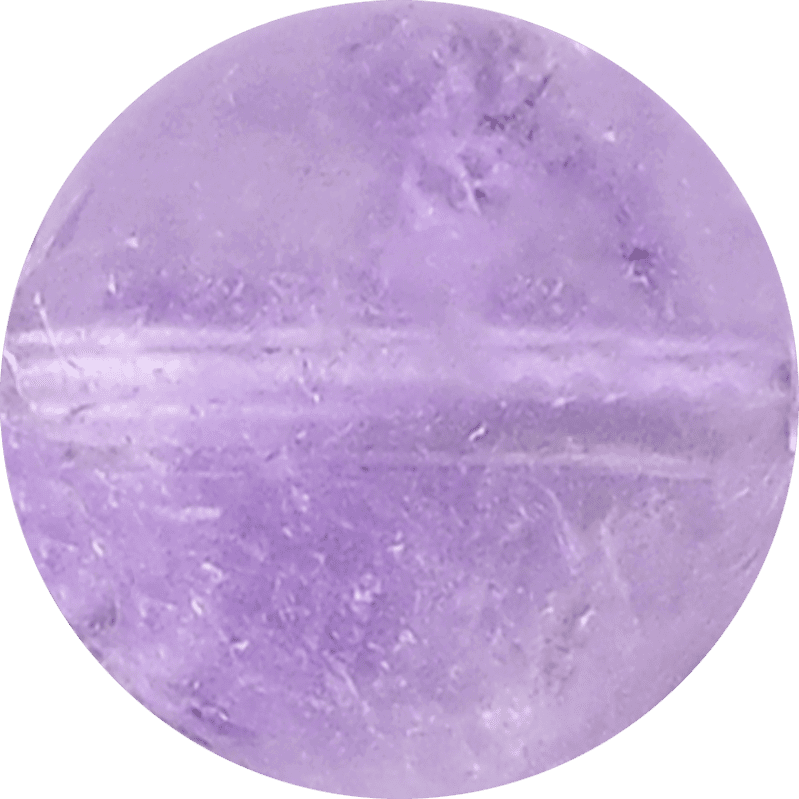 Lavender Amethyst Round Bead bead 8mm